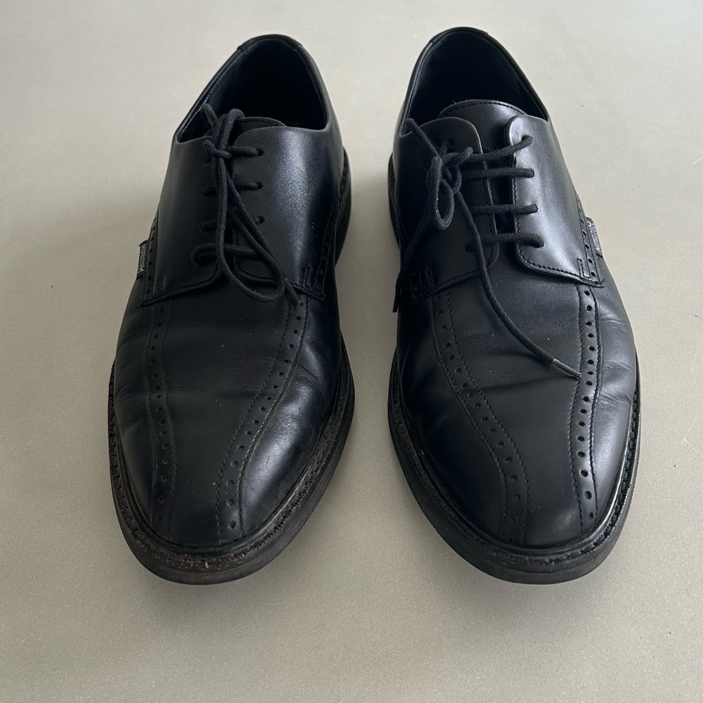 Mephisto Mens Goodyear Belt Classic Black Leather Oxfords, Size 9 - Picture 10 of 12